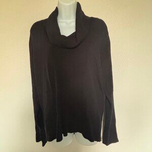 Pre-Loved CATO long sleeve, black, cowl neck sweater